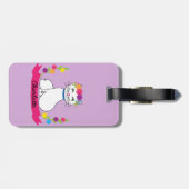 かわいい猫パーソナライズされたの手荷物 ラゲッジタグ (裏面横)
