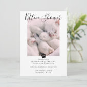 かわいい猫パーソナライズされたの里親募集|過去記事 招待状 (スタンド正面)