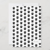 かわいい猫パーソナライズされたの里親募集|過去記事 招待状 (裏面)