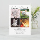 かわいい猫パーソナライズされたの里親募集|過去記事 招待状 (スタンド正面)