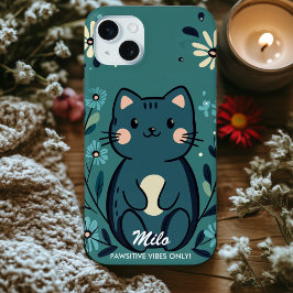 かわいい猫ビーブズコージー&かわいいチャーム Case-Mate iPhone 14 PROケース
