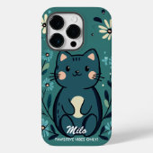 かわいい猫ビーブズコージー&かわいいチャーム Case-Mate iPhoneケース (裏面)