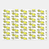 かわいい猫ファルト ラッピングペーパーシート (正面3)