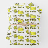 かわいい猫ファルト ラッピングペーパーシート (インサイチュ)