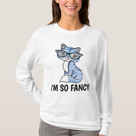 かわいい猫ファンシーのTシャツ Tシャツ (正面)