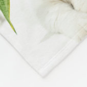 かわいい猫フォトコラージピンク フリースブランケット (角)