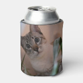 かわいい猫フォトポートレート 缶クーラー (缶正面)