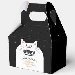 かわいい猫フレーム スパークリングスターズ 1歳の誕生日 フェイバーボックス