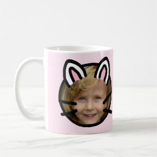かわいい猫プリクラスタイル写真 コーヒーマグカップ