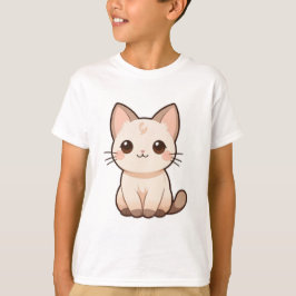 かわいい猫プリントTシャツ猫好き Tシャツ