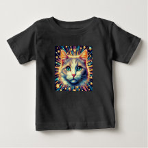 かわいい猫ベビーTシャツ！