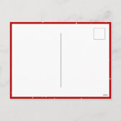 かわいい猫ペットタイポグラフィクリスマスツリー写真 シーズンポストカード (裏面)