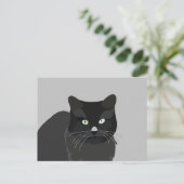 かわいい猫ペット動物 ポストカード (スタンド正面)
