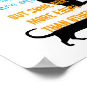 かわいい猫ポスター引用ウォールアートfor猫好き ポスター (角)