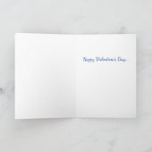 かわいい猫マウスパリバレンタインホリデーラブカード シーズンカード (内部)