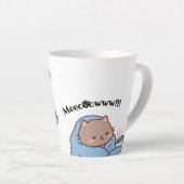 かわいい猫マグカップ カフェラテマグ (右アングル)