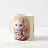かわいい猫マグカップ コーヒーマグカップ (正面左)