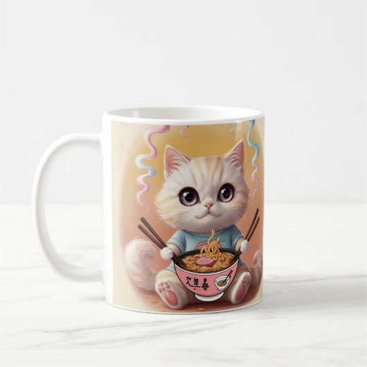 かわいい猫マグカップ コーヒーマグカップ (左)