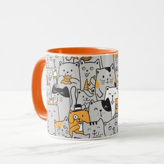かわいい猫マグカップ マグカップ (正面左)