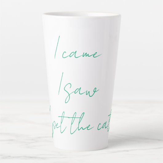 かわいい猫マグカップ no.4 カフェラテマグ (正面)