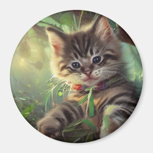 かわいい猫マグネット マグネット (正面)