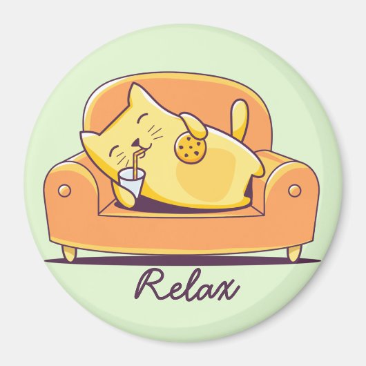 かわいい猫マグネット マグネット (正面)