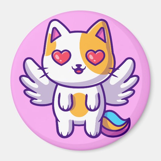 かわいい猫マグネット マグネット (正面)