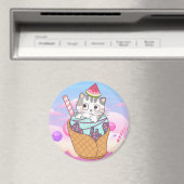 かわいい猫マグネット マグネット (インサイチュ (食洗機))