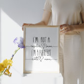 かわいい猫ママかわいい猫好きウォールアート ポスター