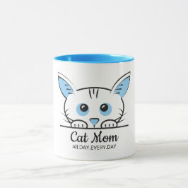 かわいい猫ママのコーヒーマグ マグカップ