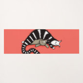 かわいい猫ママは家族が大好き ヨガマット (裏面(横))