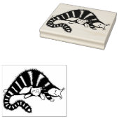 かわいい猫ママは家族が大好き ラバースタンプ (押印)