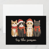 かわいい猫ママ クリスマス 猫好き ギフト 面白い Xmas (正面/裏面)