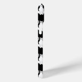 かわいい猫マンガ柄の手描き黒 Case-Mate iPhoneケース (裏面 / 右)