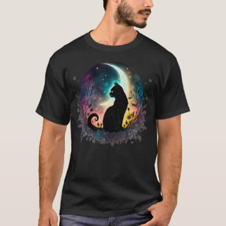 かわいい猫モチーフ Tシャツ