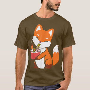 かわいい猫ラーメンの可愛いおもしろいG日本のを持つ Tシャツ