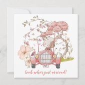 かわいい猫ヴィンテージカーガール誕生のお知らせ (正面)