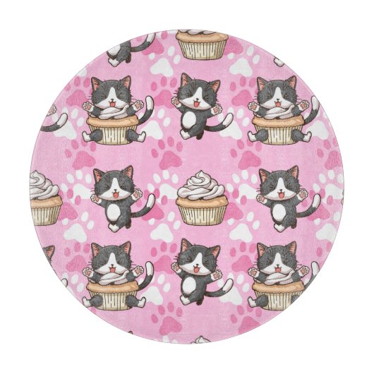 かわいい猫切り板 カッティングボード (正面)