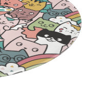 かわいい猫切り板 カッティングボード (角)