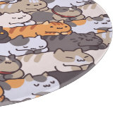 かわいい猫切り板 カッティングボード (角)