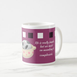 かわいい猫前向きとの暮らし引用文 過去記事 コーヒーマグカップ