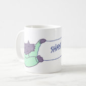 かわいい猫名前をカスタムするコーヒーマグ コーヒーマグカップ (正面左)