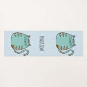 かわいい猫名前をカスタムする&カラーヨガマット ヨガマット (裏面(横))