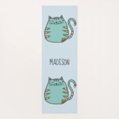 かわいい猫名前をカスタムする&カラーヨガマット ヨガマット (裏面)