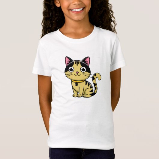 かわいい猫女子Tシャツ – かわいい子でコンフィ！🐾😺 Tシャツ (正面)