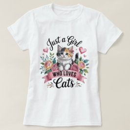 かわいい猫好きさん Tシャツ