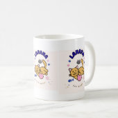 かわいい猫好きのコーヒーカップデザイン コーヒーマグカップ (正面右)