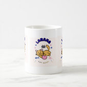 かわいい猫好きのコーヒーカップデザイン コーヒーマグカップ (中央)