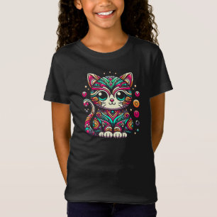 かわいい猫好きオーナメントデザイン Tシャツ