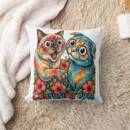かわいい猫好きシャム猫とシャルトルリュのチャーム クッション